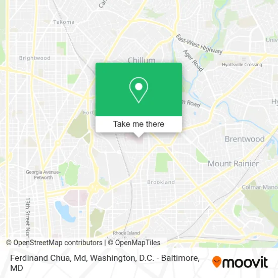 Ferdinand Chua, Md map