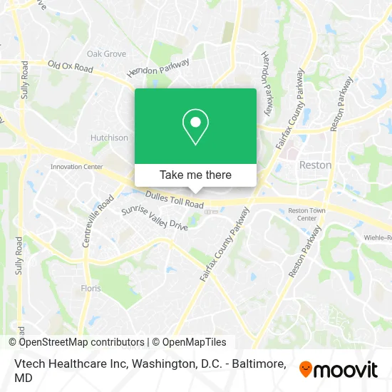 Vtech Healthcare Inc map