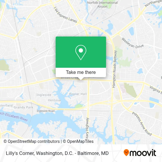 Lilly's Corner map