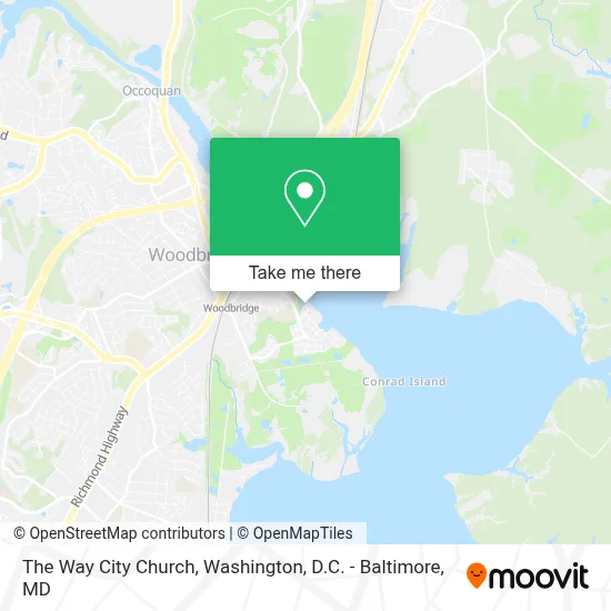 The Way City Church map