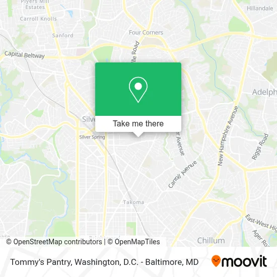Tommy's Pantry map