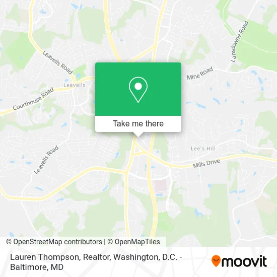 Lauren Thompson, Realtor map