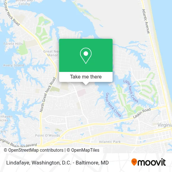 Lindafaye map