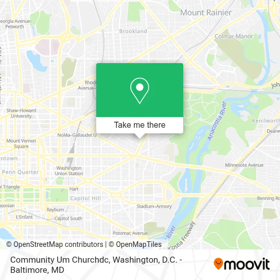 Community Um Churchdc map
