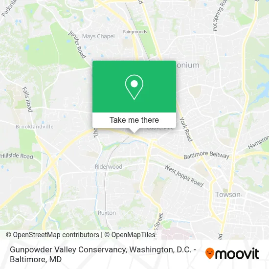 Gunpowder Valley Conservancy map