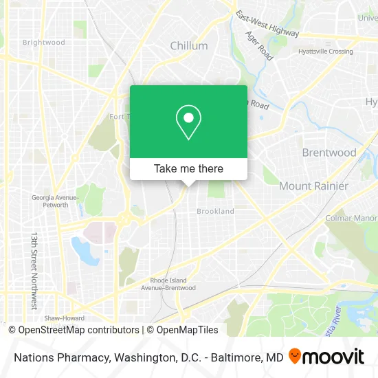 Nations Pharmacy map