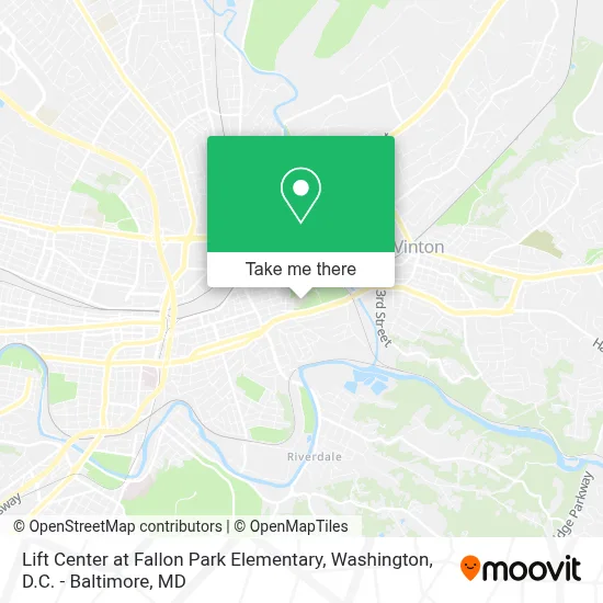 Lift Center at Fallon Park Elementary map