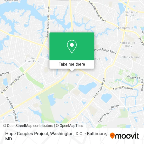 Hope Couples Project map