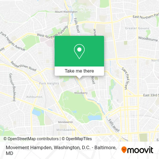 Movement Hampden map
