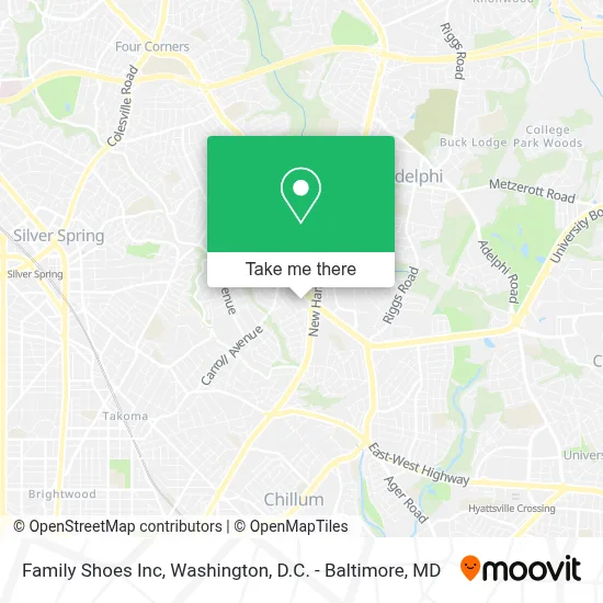 Family Shoes Inc map