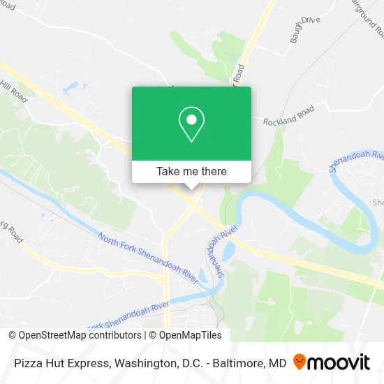 Pizza Hut Express map