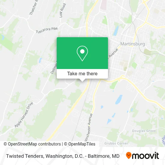 Twisted Tenders map