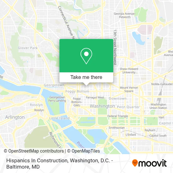 Hispanics In Construction map