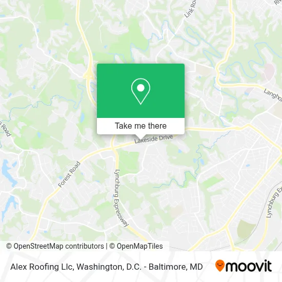 Alex Roofing Llc map