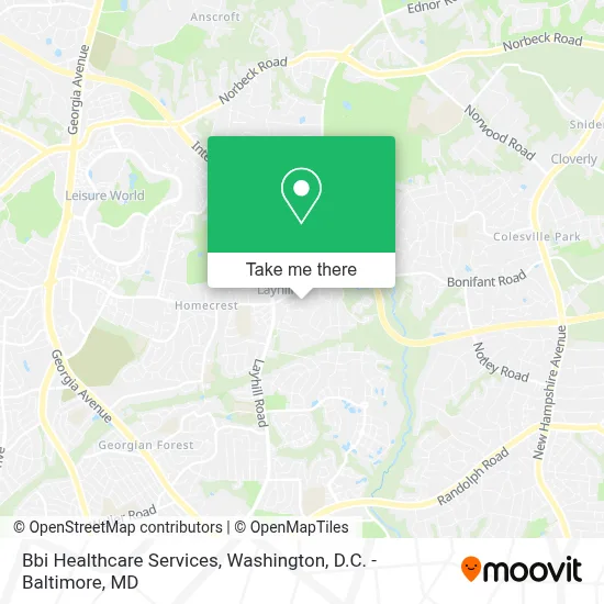Bbi Healthcare Services map