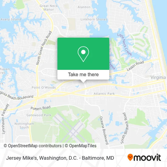 Jersey Mike's map