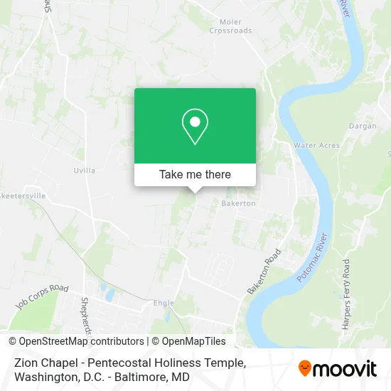 Zion Chapel - Pentecostal Holiness Temple map