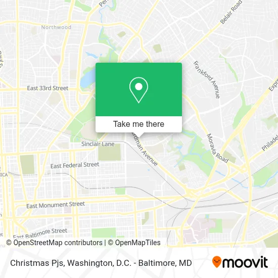 Christmas Pjs map