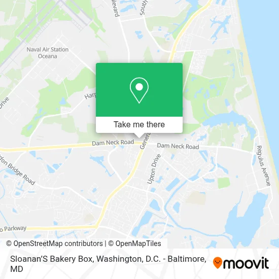 Sloanan’S Bakery Box map