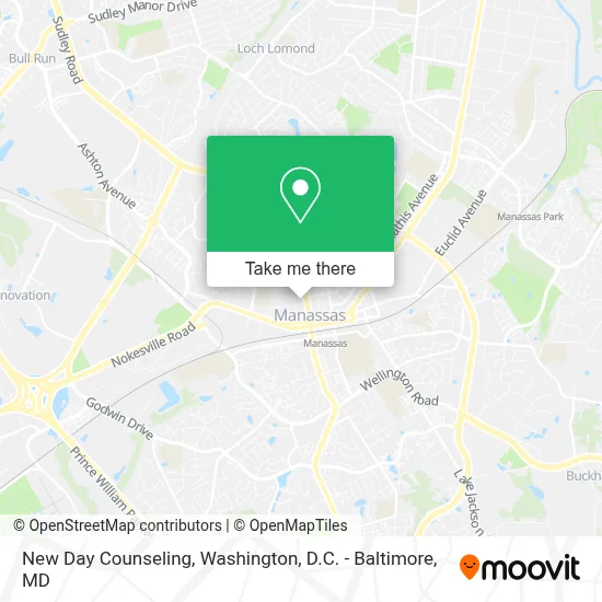New Day Counseling map