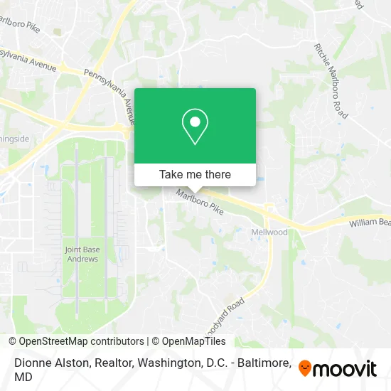 Dionne Alston, Realtor map