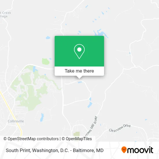 South Print map