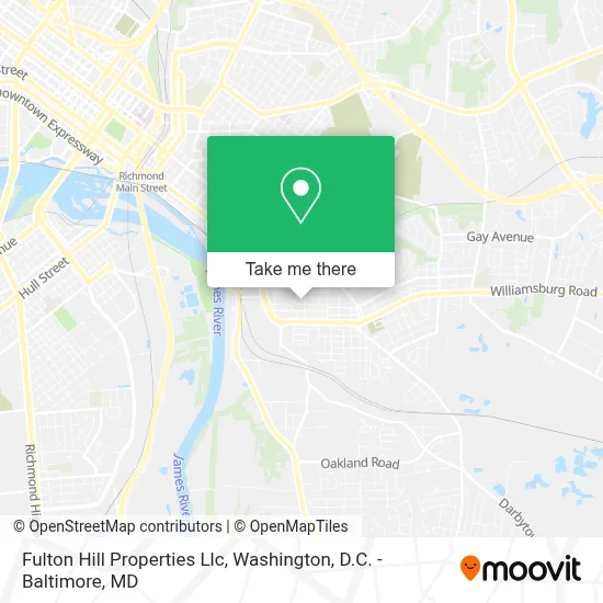 Fulton Hill Properties Llc map