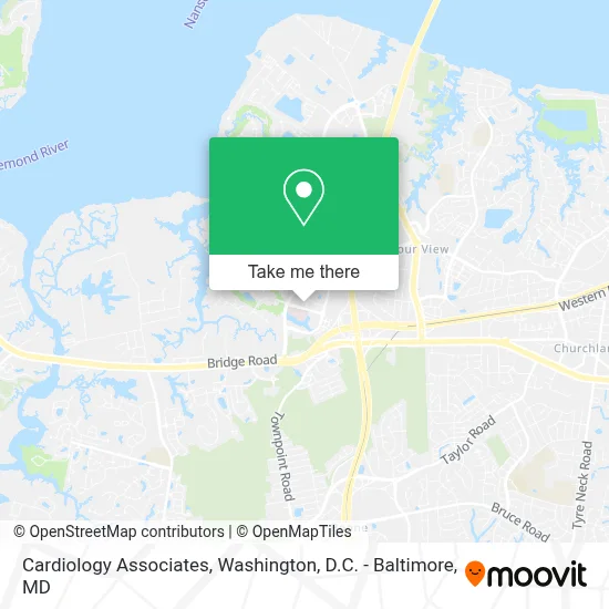 Cardiology Associates map