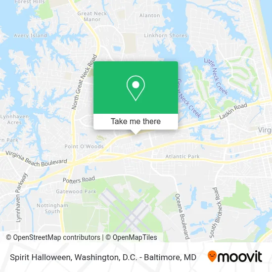Spirit Halloween map