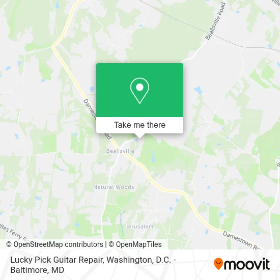 Lucky Pick Guitar Repair map
