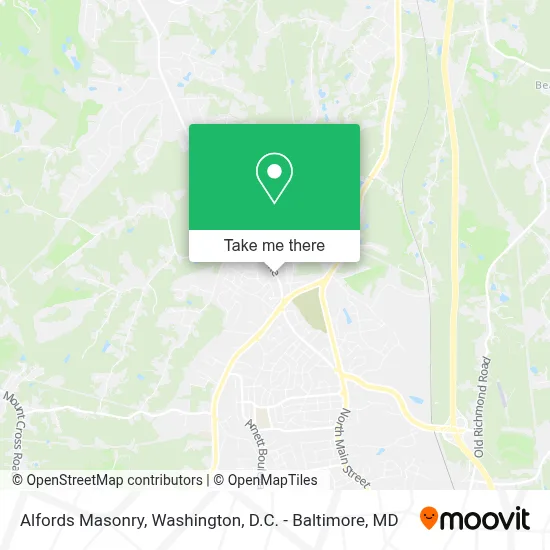Alfords Masonry map