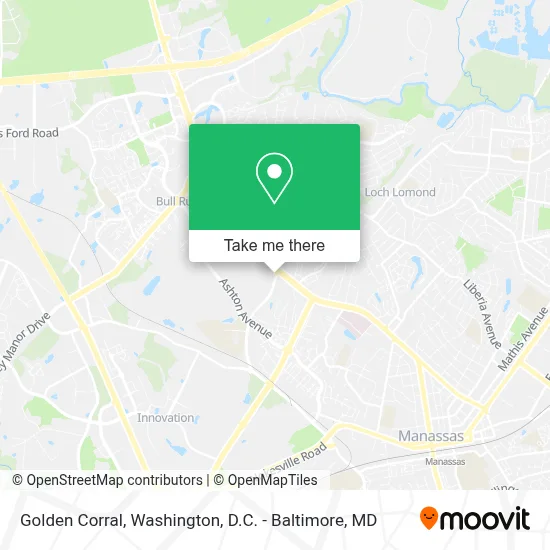 Golden Corral map