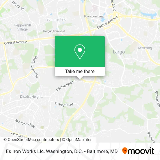 Es Iron Works Llc map