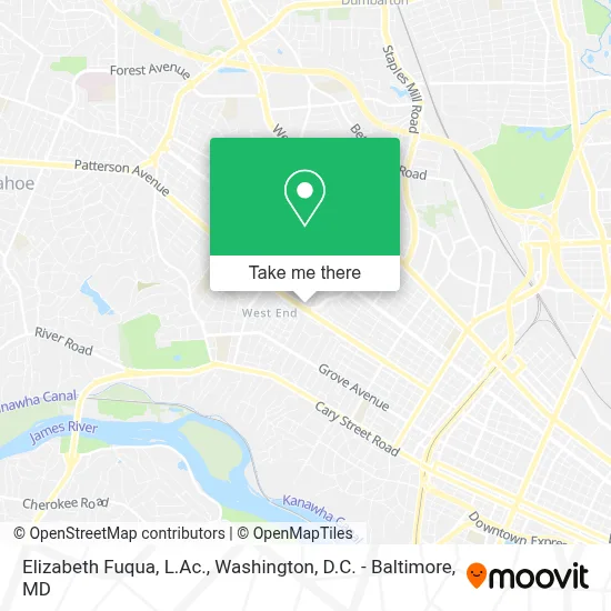 Elizabeth Fuqua, L.Ac. map