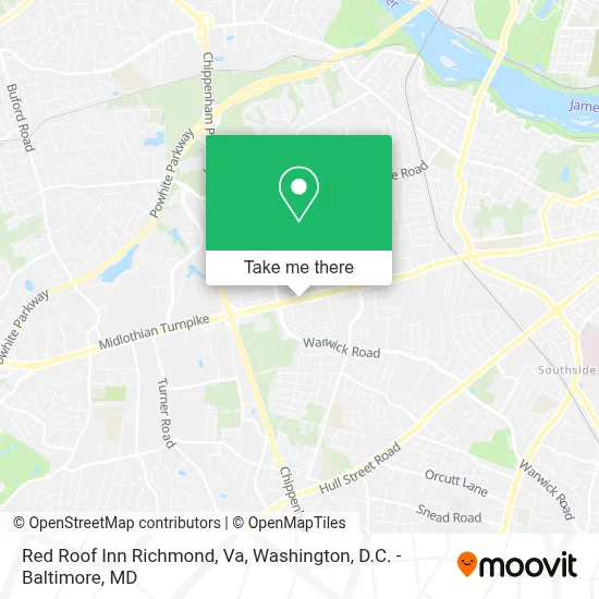 Red Roof Inn Richmond, Va map
