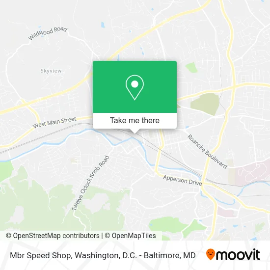 Mbr Speed Shop map