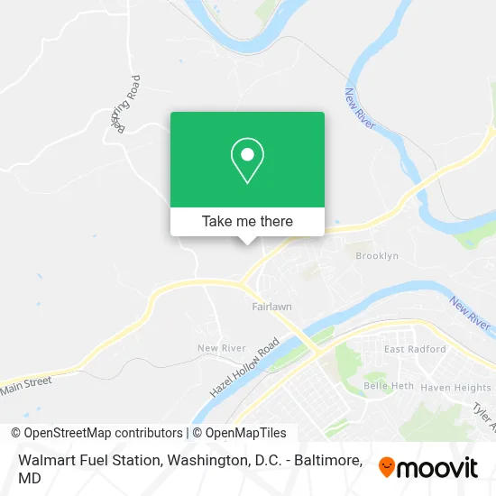 Walmart Fuel Station map