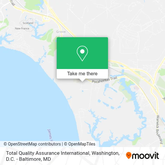 Total Quality Assurance International map