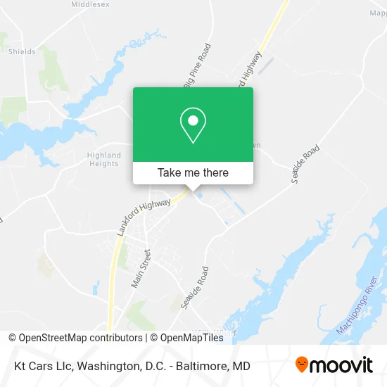 Kt Cars Llc map