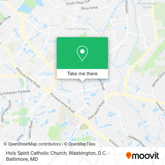 Holy Spirit Catholic Church map