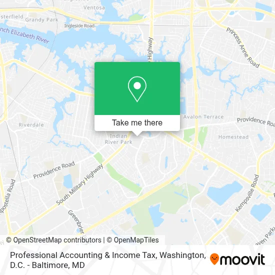 Professional Accounting & Income Tax map