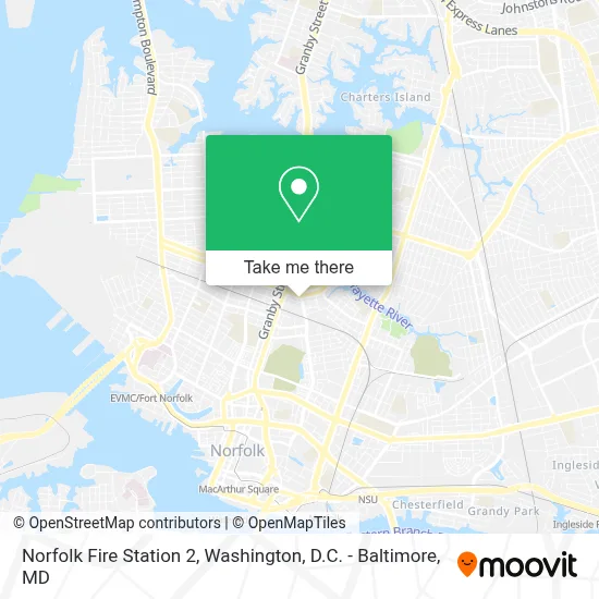 Norfolk Fire Station 2 map