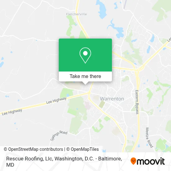 Rescue Roofing, Llc map