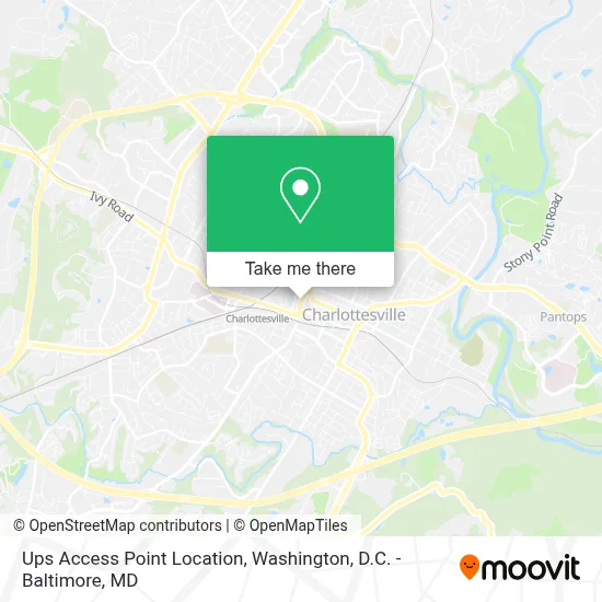 Ups Access Point Location map