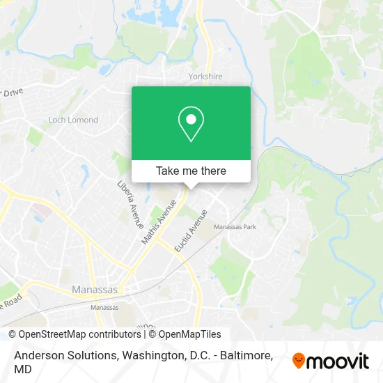 Anderson Solutions map