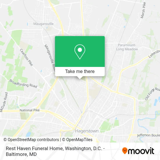 Rest Haven Funeral Home map