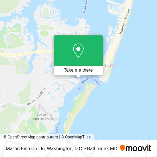 Martin Fish Co Llc map