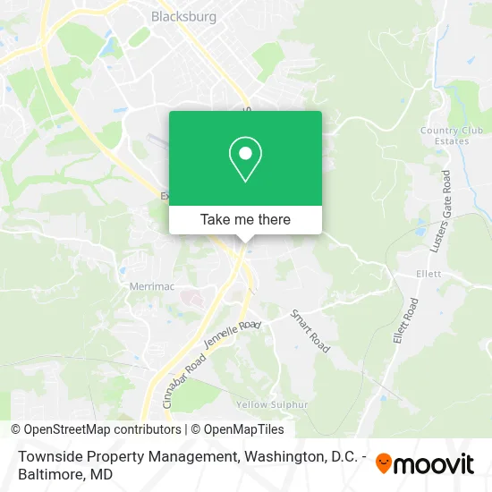 Townside Property Management map