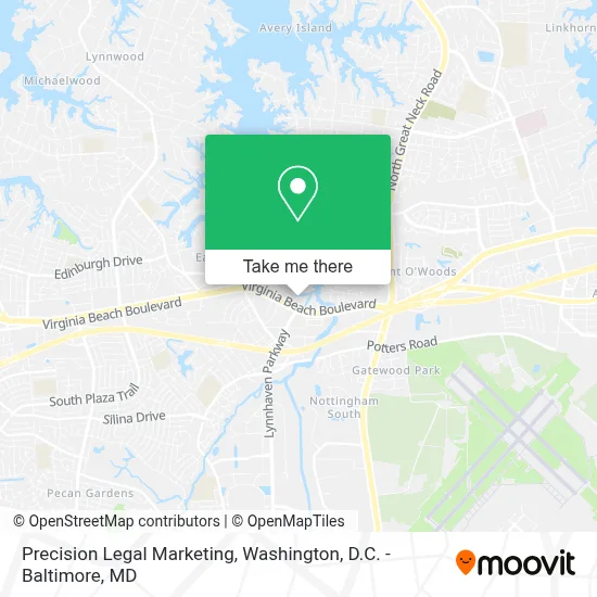 Precision Legal Marketing map