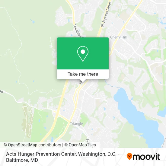 Acts Hunger Prevention Center map